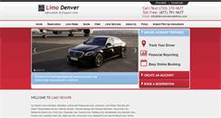 Desktop Screenshot of denvercoloradolimo.com